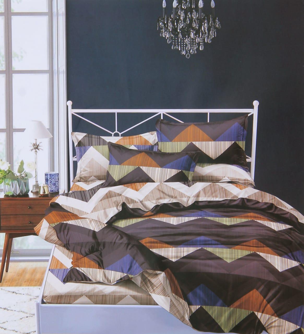 Down the hill - Nirisha Super Soft Quality Microfiber Double Bedsheet With Pillow Covers