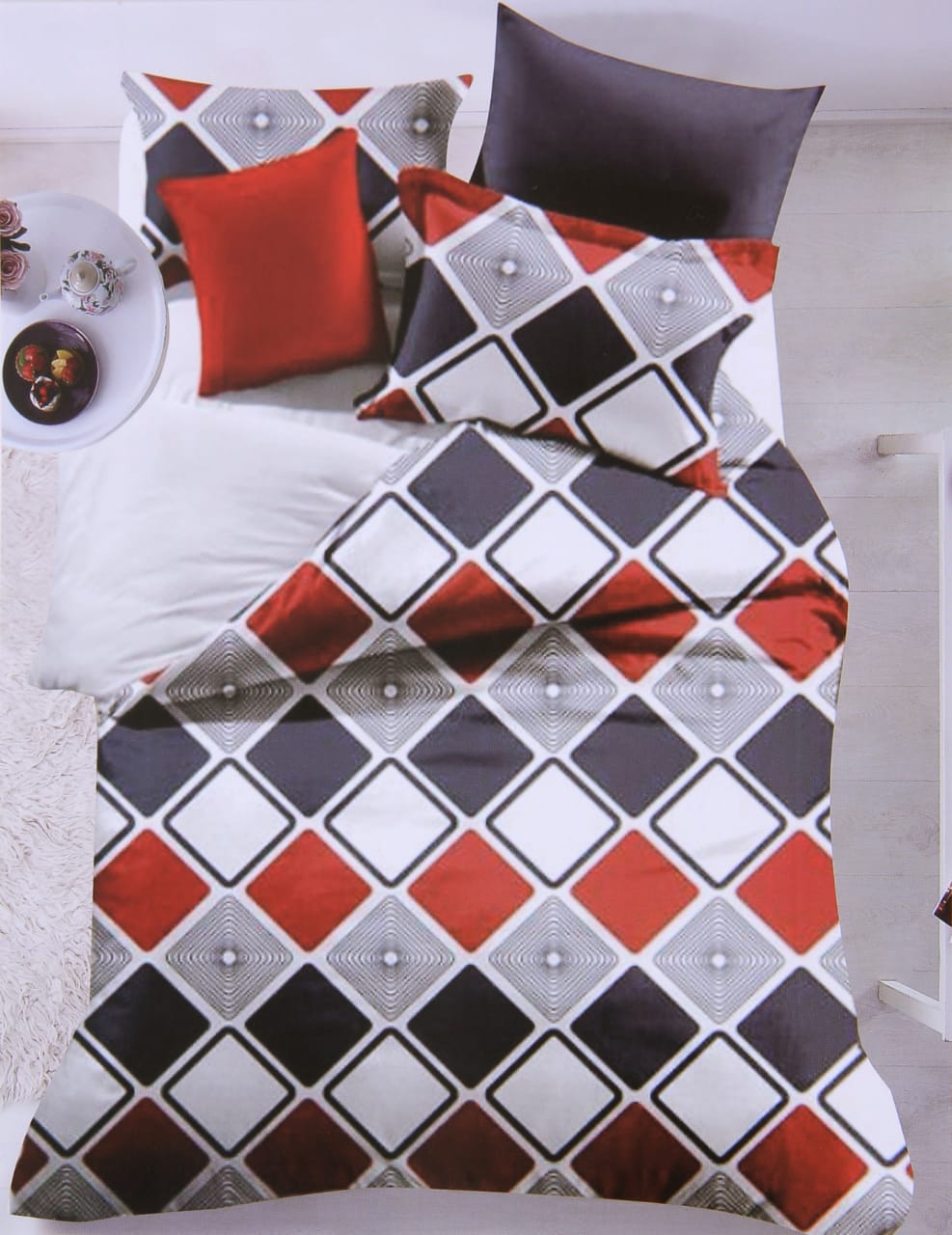 The hypnotist - Nirisha Super Soft Quality Microfiber Double Bedsheet With Pillow Covers